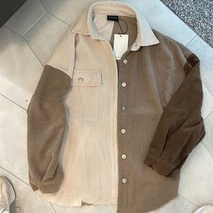 NWT Colorblock Shacket